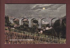 LAUSANNE - Pont de Montbenon (Chauderon) - Clair de lune