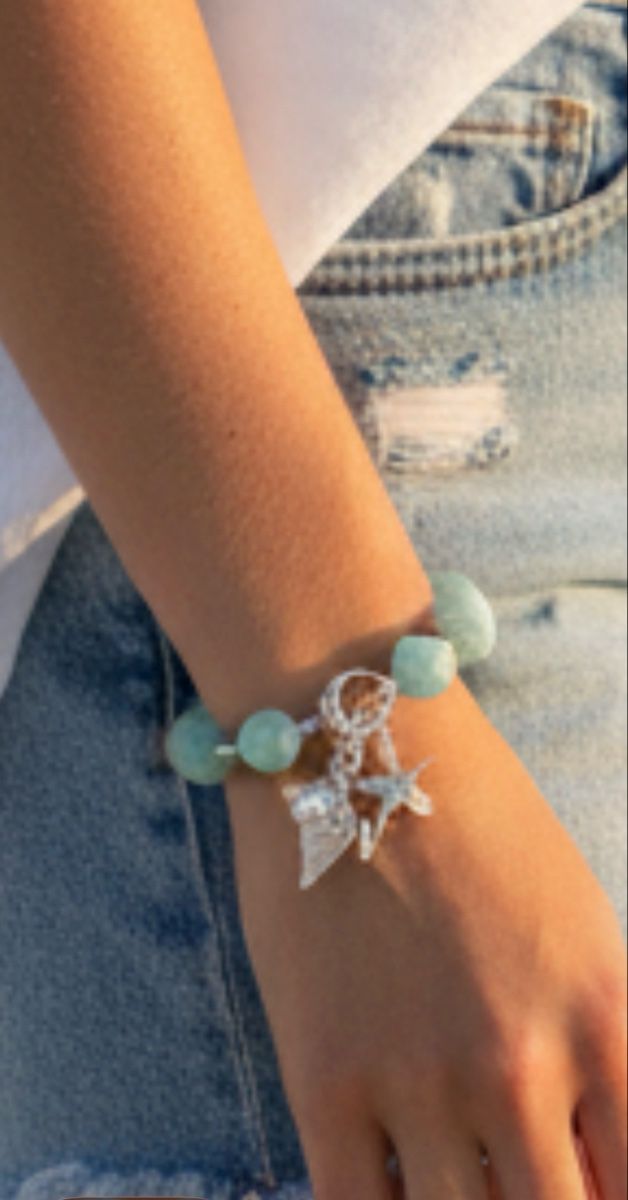 Armbänder & -reifen: Armband mit grünen Mondstein  – Neu und originalverpackt aus Kriens von Hortensie6 5
