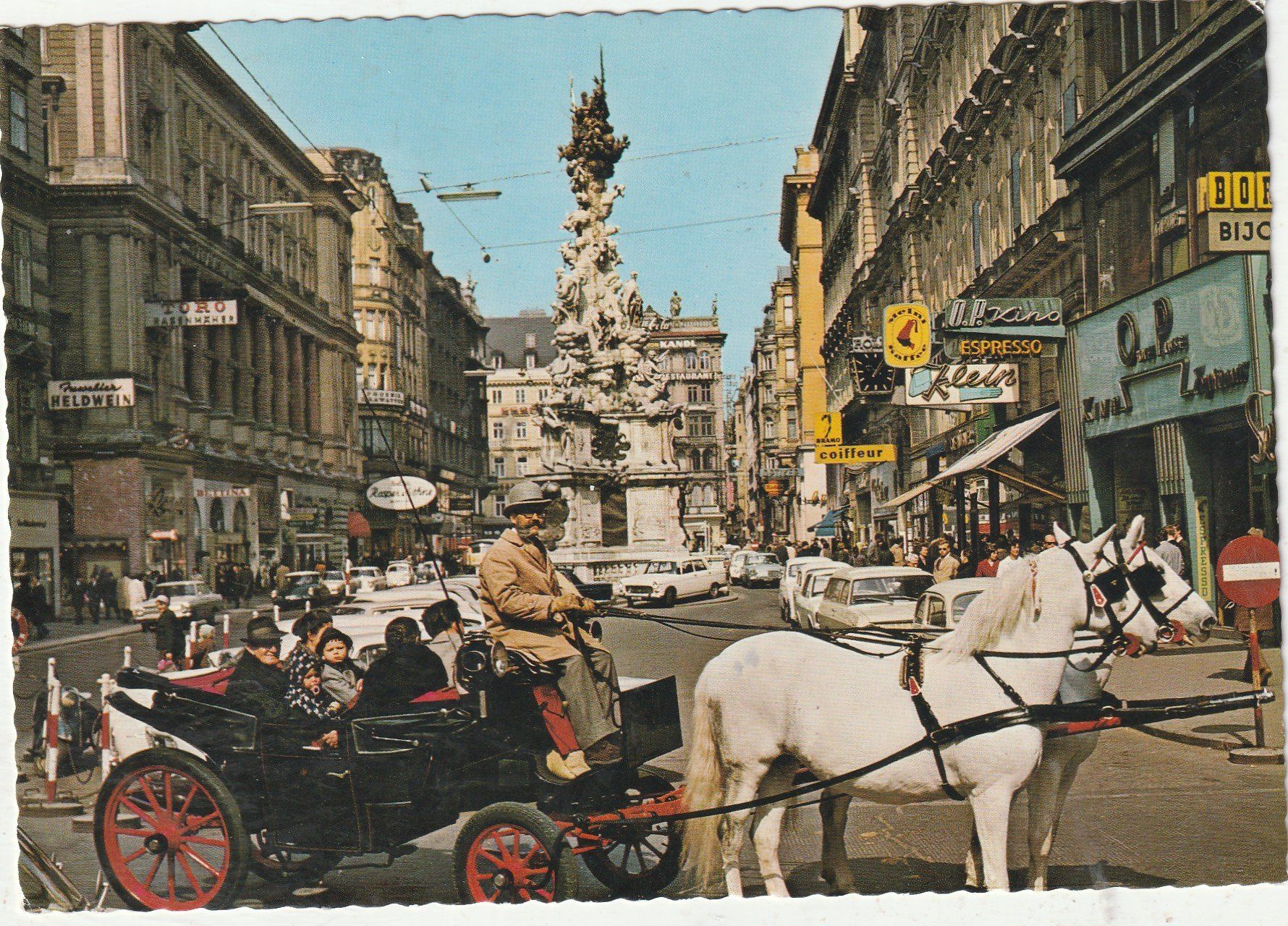 Cartoline postali: Wien Kutschenfahrt – Usato da Lumbrein venduto da made02