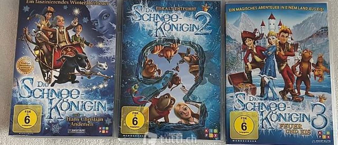 Alle DVDs: Die Schneekönigin 3 DVD’s – Gebraucht aus Büttikon AG von Jahacymipa.01