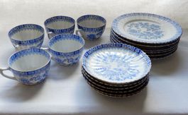 Porzellan Geschirrset China-Blau