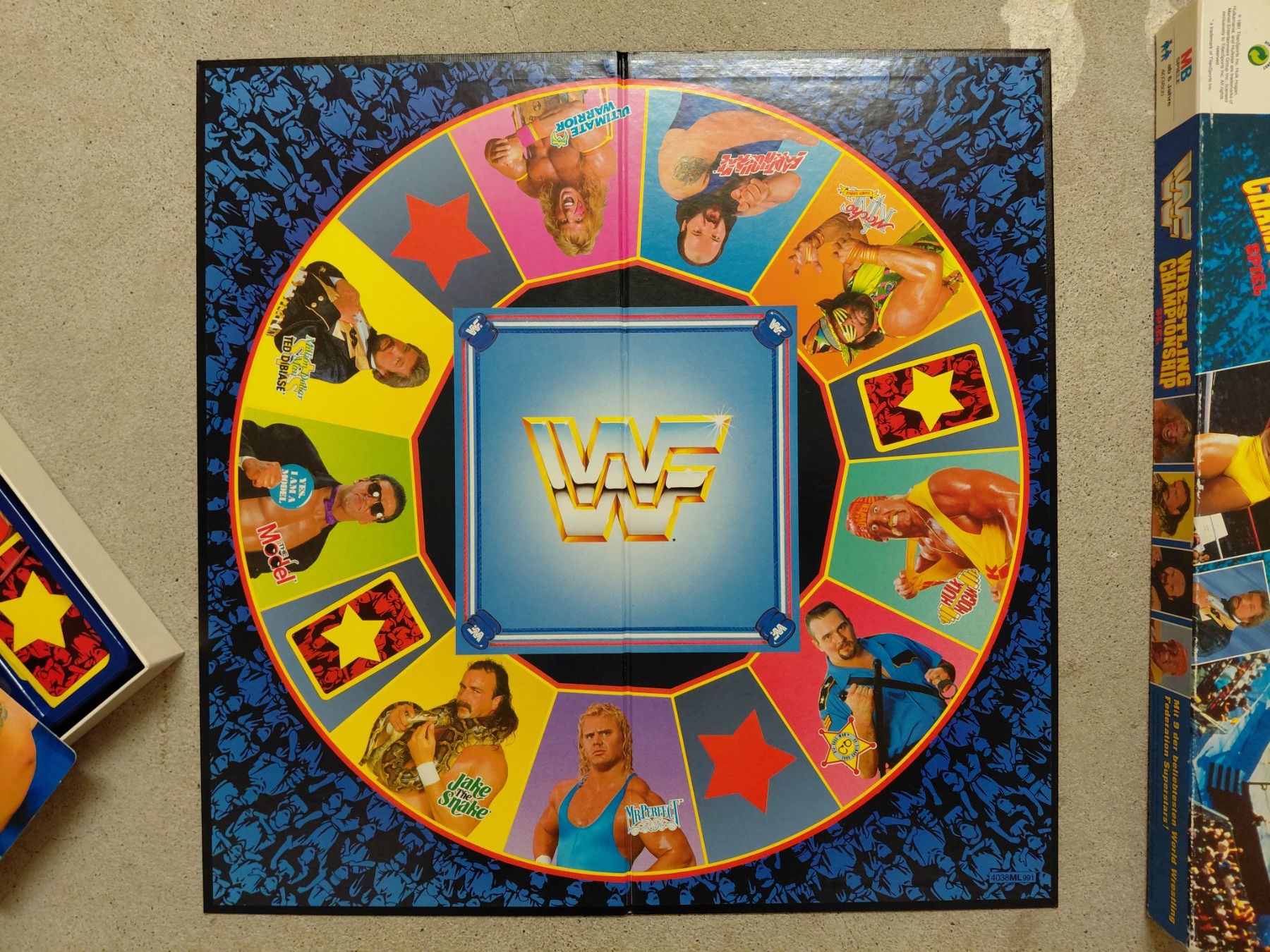 Giochi: WWF-Brettspiel - Wrestling Challenge - 1991 – Usato da Schwyz venduto da Gilmour83 2