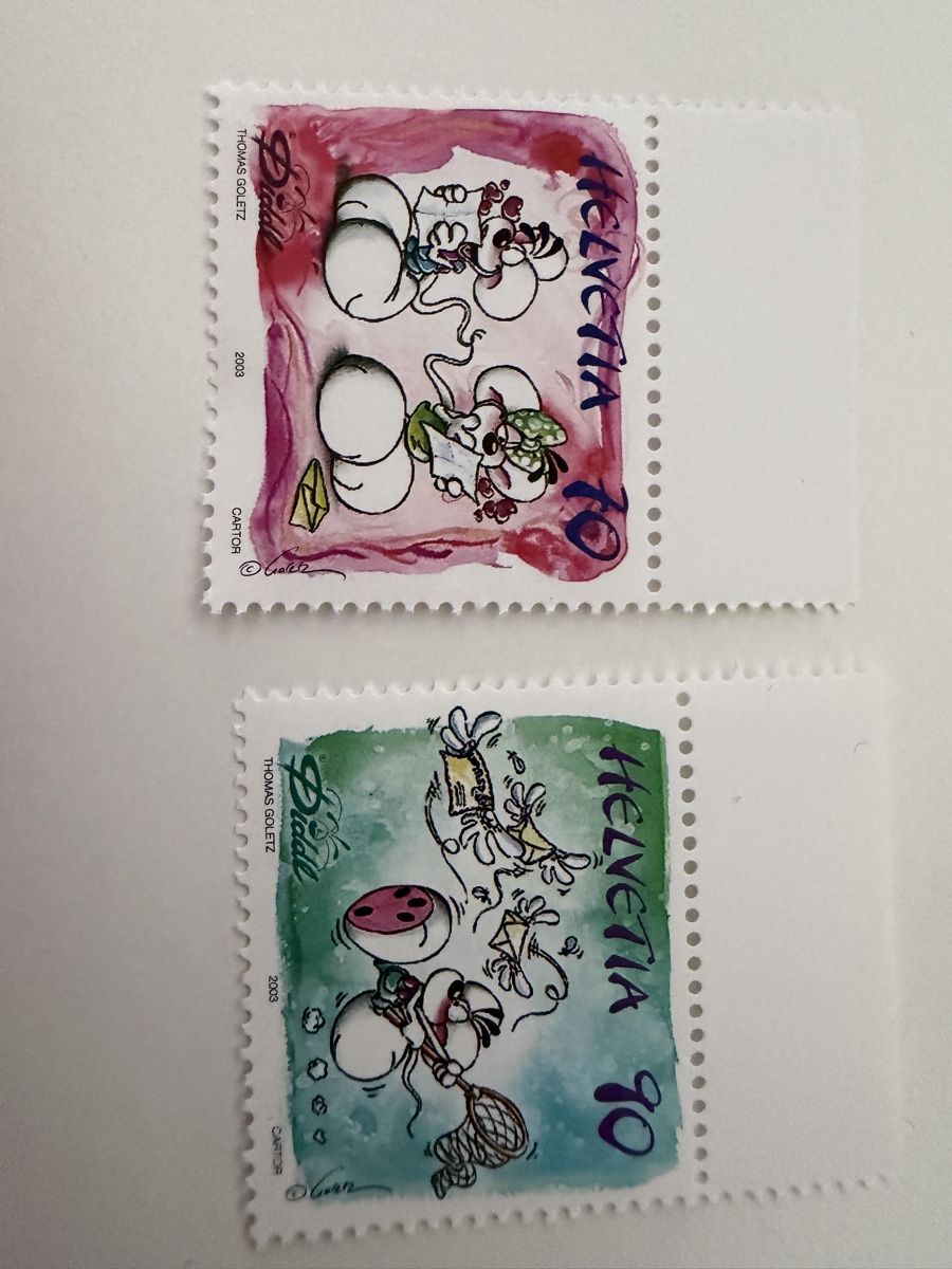 Tutti i francobolli: Diddl Briefmarken 2003 Rarität – Nuovo (secondo la descrizione) da Wetzikon ZH venduto da Chrisii1991
