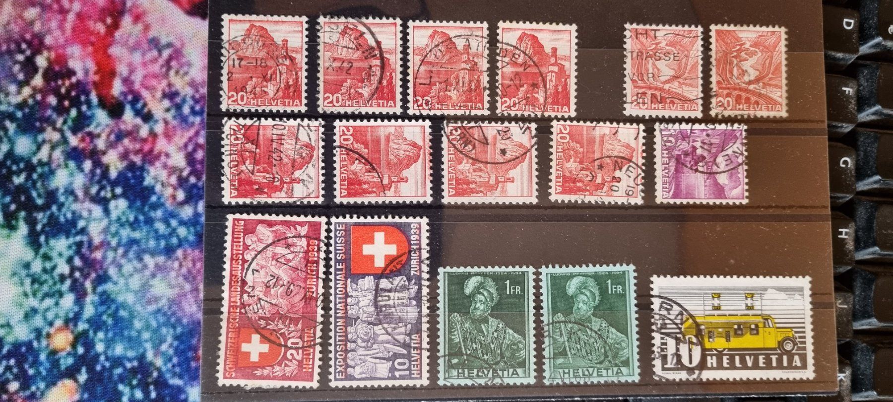 Tutti i francobolli: CH WERBE UND SONDERMARKEN GEST. – Usato da Dintikon venduto da bonita099