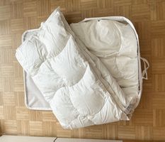Daunenduvet Micasa, Sanadaun Light Duvet, 160x210cm, neu.
