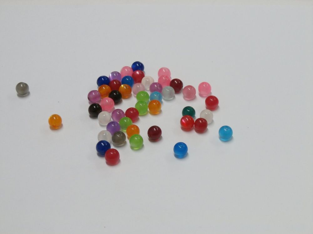 SUPVOX Kugelkegel-Nieten – 100 Stück, Goldene Acryl-Perlen, 1x1x1 Cm, Für DIY-Schmuck & Kleidung