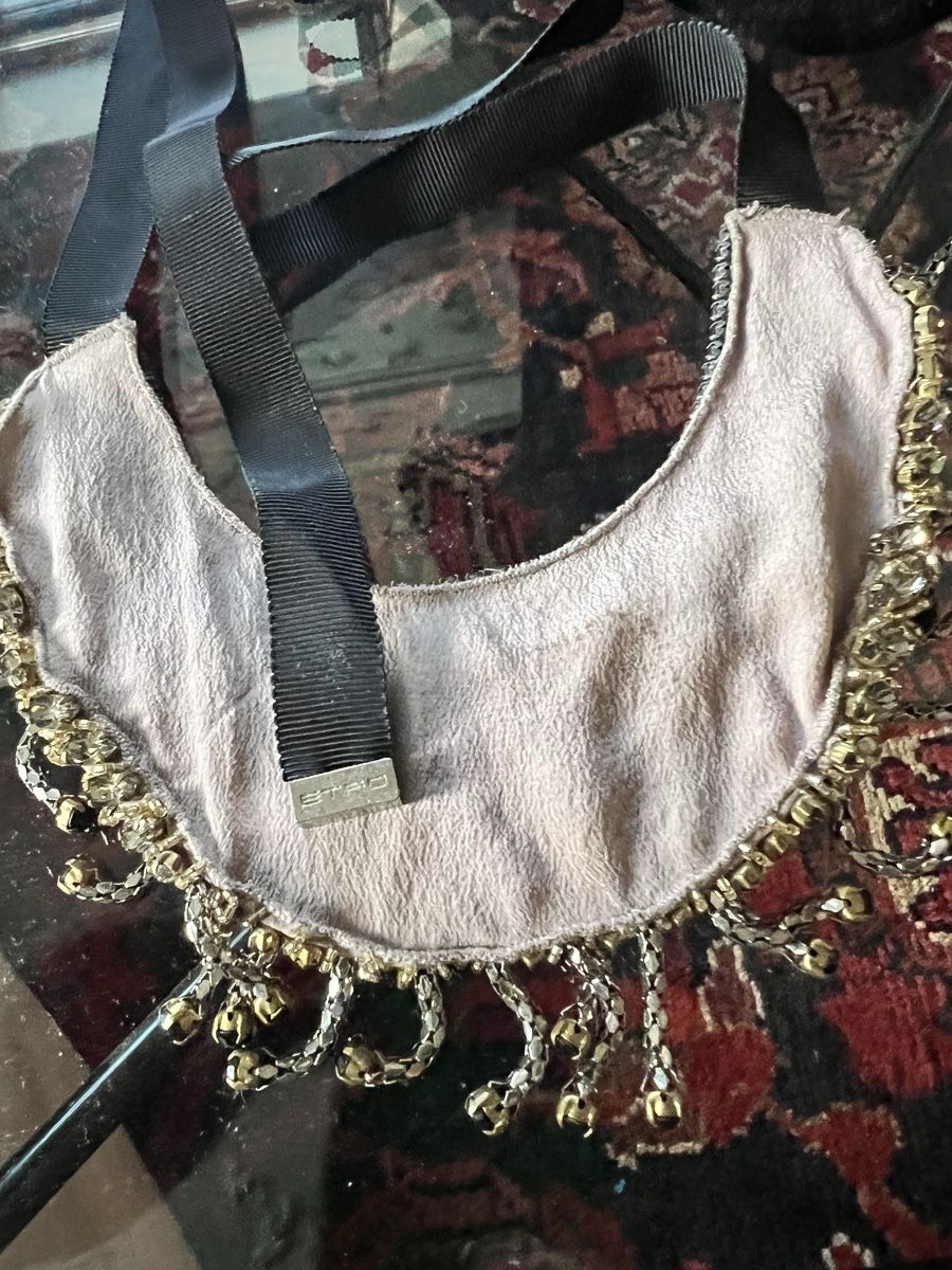 Etro Catenine: ETRO Collier mit Perlen und Strasssteinen neuwertig – Usato da Zürich venduto da sil_wx77 3