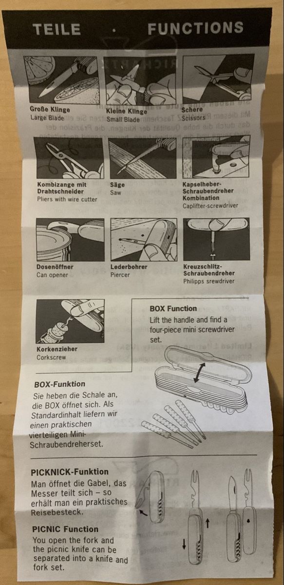 Coltelli tascabile: Sackmesser Taschenmesser, neu Originalverpackung Richartz a – Nuovo e nell'imballaggio originale da Rothrist venduto da Romogi 6