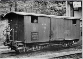 M.O.B. K4 104 au depot de Montreux 1960