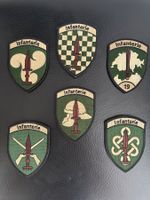 6 Patches Infanterie Schweizer Armee
