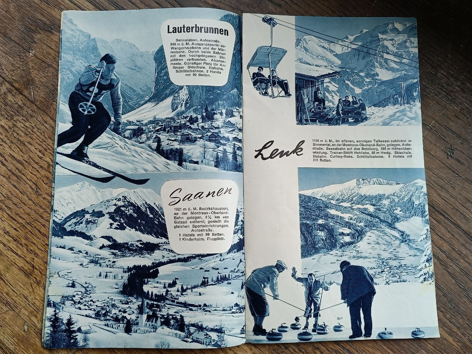 Documenti: Alter Prospekt / Berner Oberland - Ausgabe ca. 1939 – Usato da Brugg AG venduto da Ente015 4