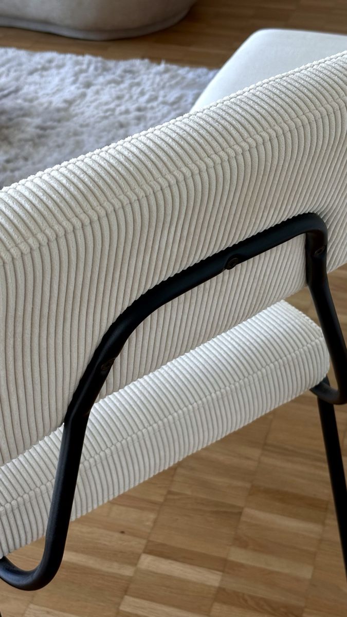 Westwing Sedie: 4 Cord Esszimmerstühle - Weiss – Nuovo (secondo la descrizione) da Basel venduto da yannis_s 2