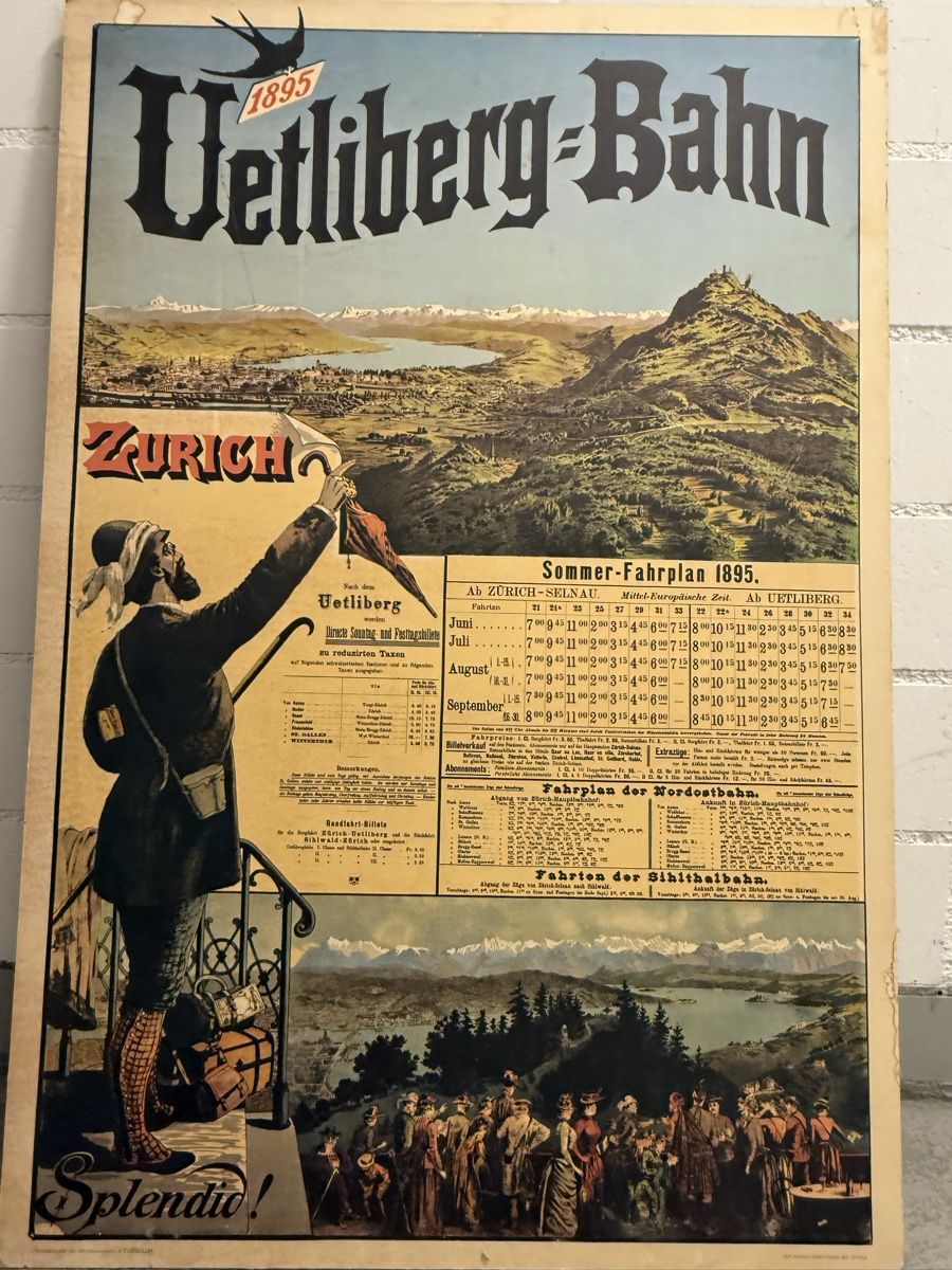Foto & Immagini: Historisches Plakat 1895 – Usato da Chur venduto da pet_q7kd