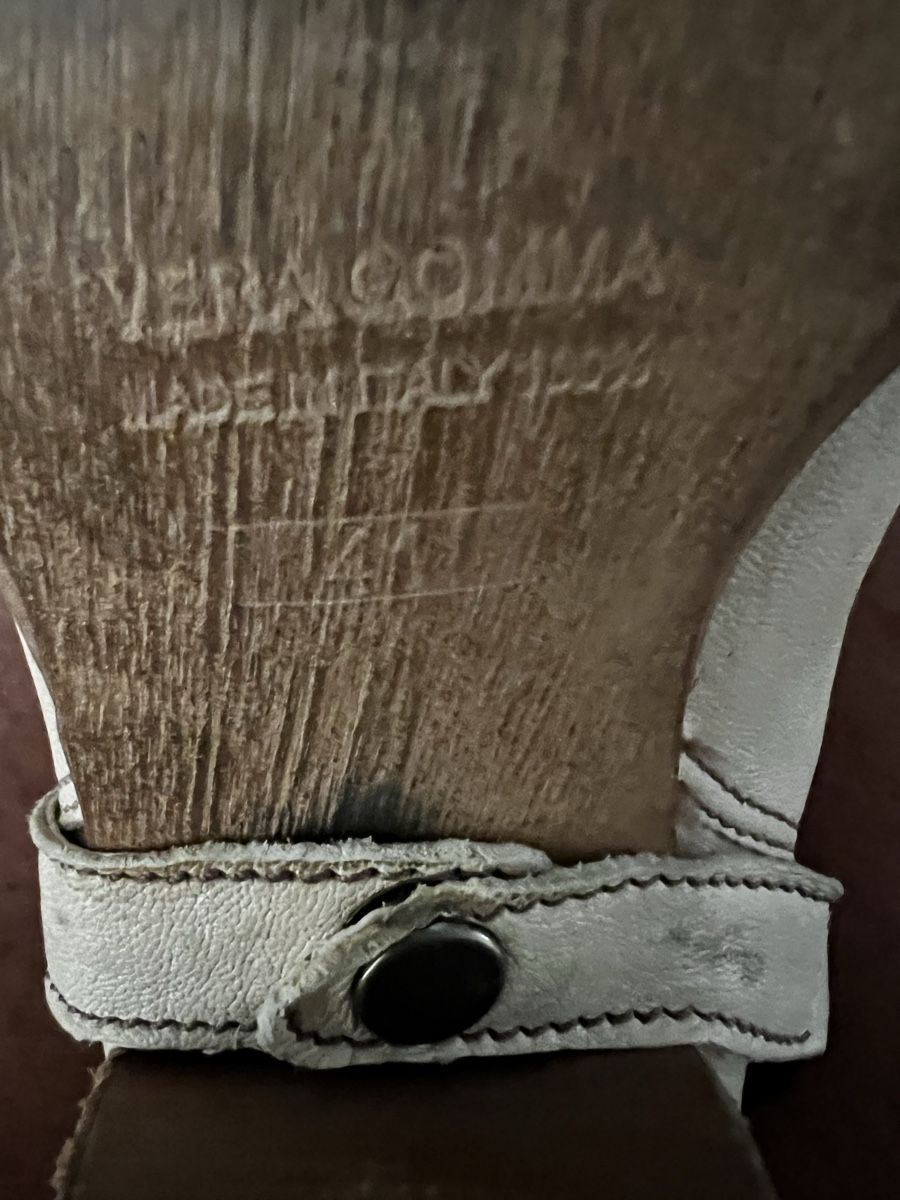 Scarpe da donna: Vera Gomma Stiefel beigefarbene Leder – Nuovo (secondo la descrizione) da Rorschach venduto da lvi_p29s 5