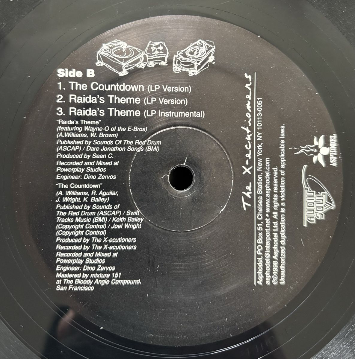 Dischi in vinile: The X-Ecutioners - Raida's Theme Remix 12" VG+/VG+ – Usato da Neuchâtel venduto da Deivid2 1