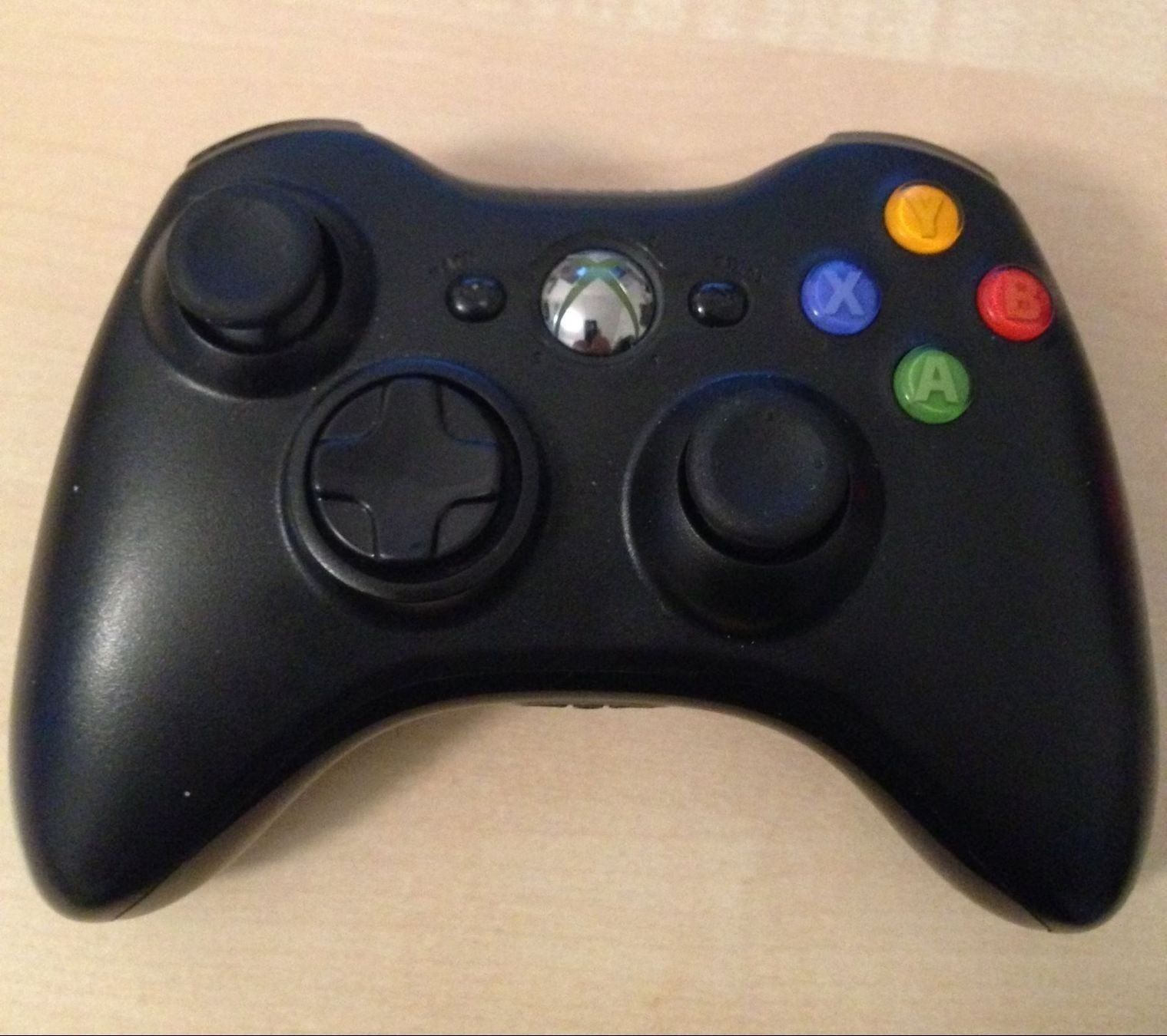 Microsoft Controller: Xbox 360 Wirelles Controller Schwarz – Usato da Arisdorf venduto da comestibles