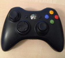 Xbox 360 Wirelles Controller Schwarz