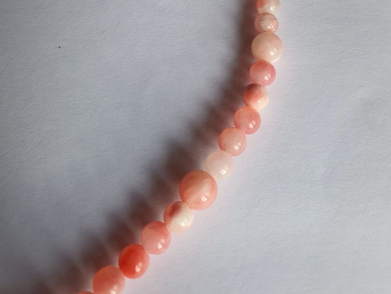 Ketten: Collier Perles et Pendentif Quartz Rose – Neu und originalverpackt aus Tavannes von Alkatra-kkk666 2