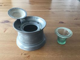 Tintenfass aus Zinn