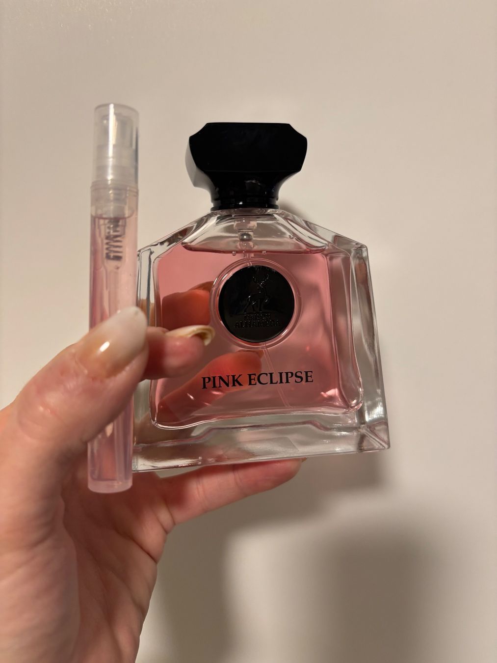 Lattafa Profumi & Eau de Toilette: ALHAMBRA PINK ECLIPSE EDP 5ml. (Prada Paradoxe Dupe) – Usato da Zürich venduto da deruja