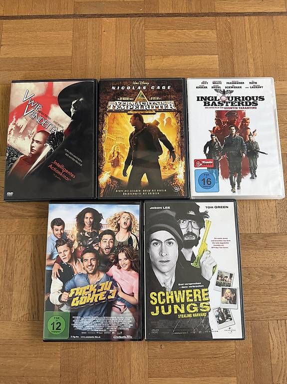 Tutti i DVDs: 5 DVDs  Action & Komödie  einzeln oder als Paket – Usato da Wettingen venduto da ale_6nyg