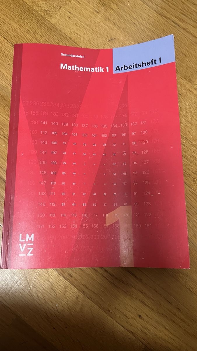 Libri: Mathematik 1 Arbeitsheft I Sekundarstufe I inkl. Begleitheft – Nuovo (secondo la descrizione) da Uster venduto da VerkaufenMachtSpass