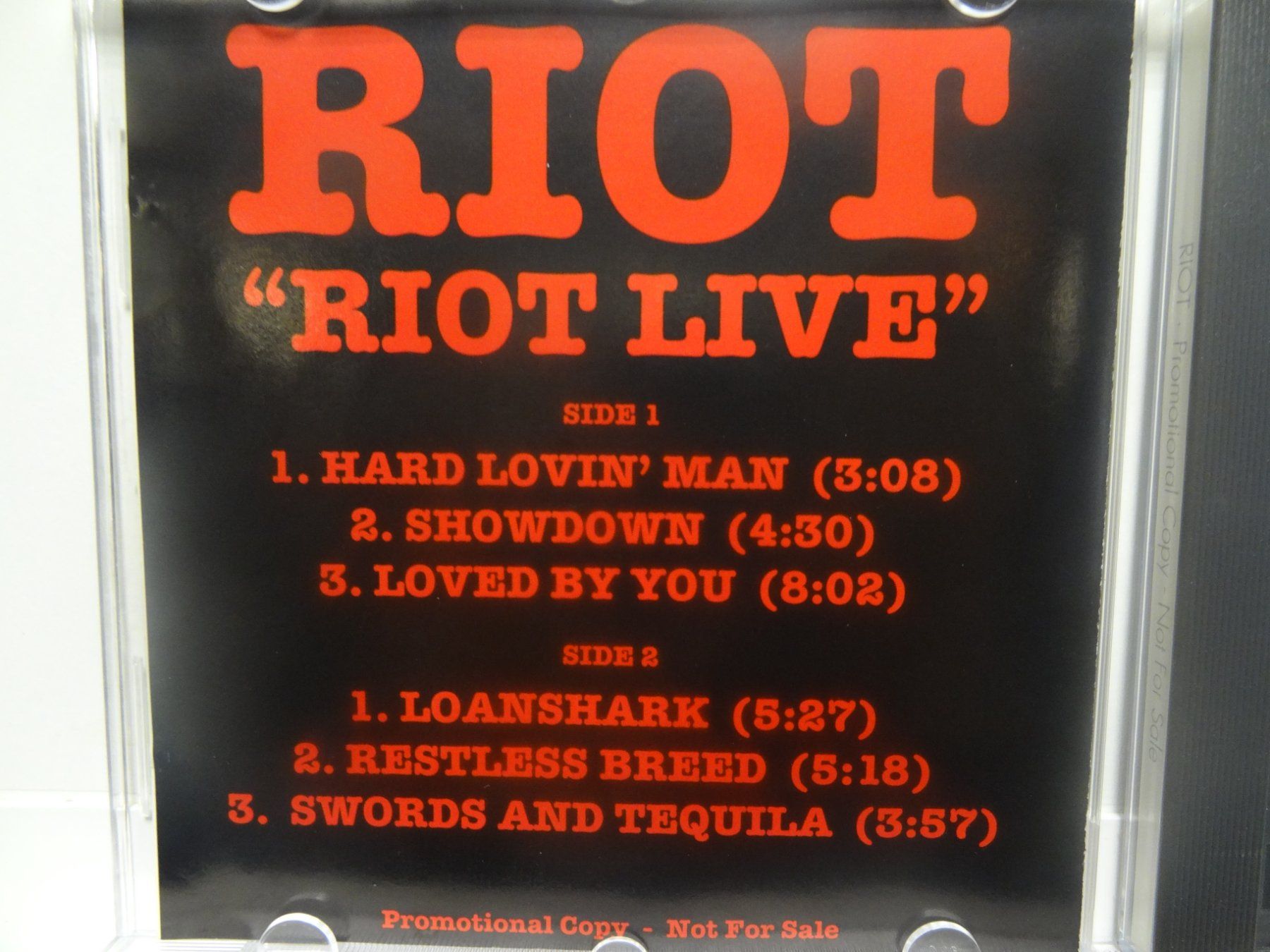 CDs: Riot - Fire Down Under (Live '82) CD -Promo – Gebraucht aus luzern von musicandart 2