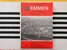 Emmen🌞 und Umgebung anno 1977🌞1:10'000