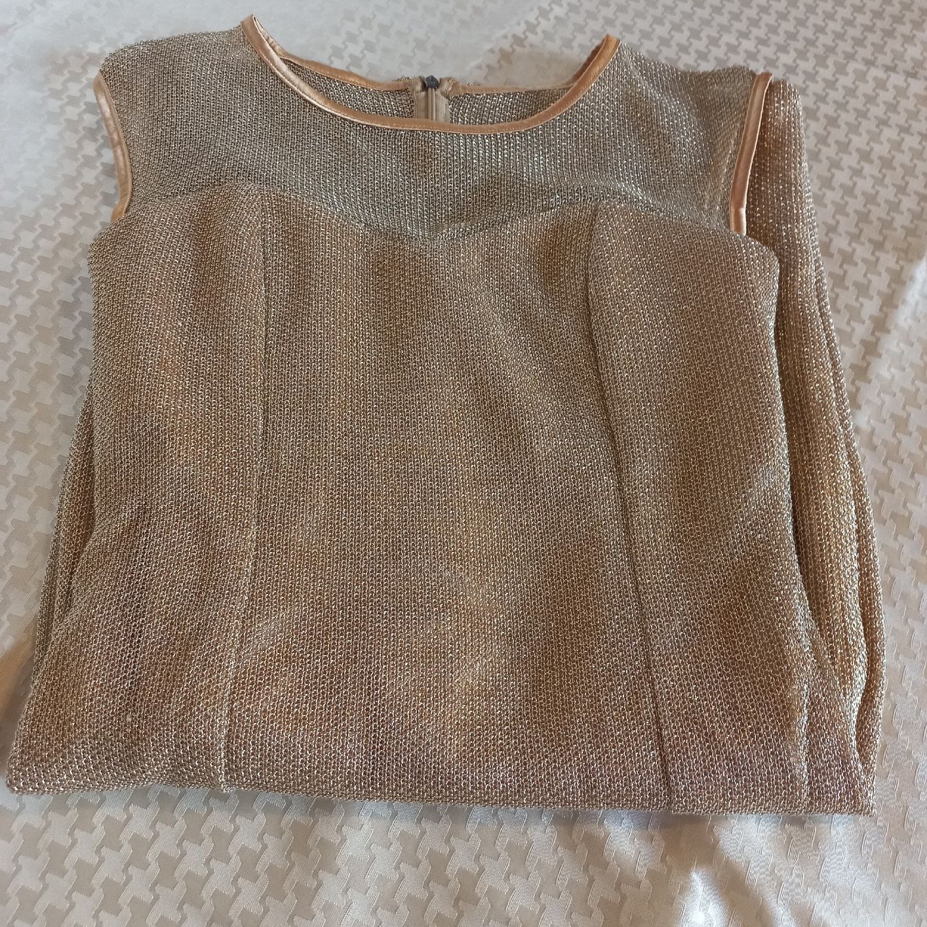 Vestiti: Robe dorée sans manches taille M neuve  – Nuovo (secondo la descrizione) da Dompierre FR venduto da fat_xth5 6