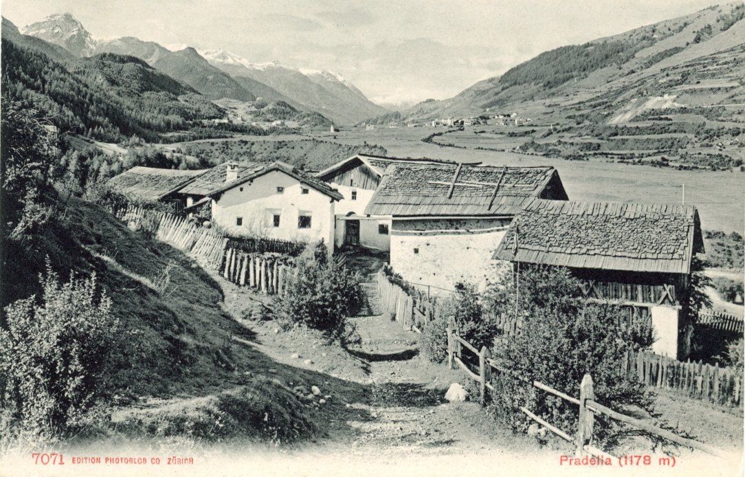 Cartoline postali: Pradella   GR        um 1911 – Usato da Brig venduto da Valcards54