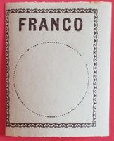 3211C) Nr. 1, Francozettel, postfrisch Kt. 500.-