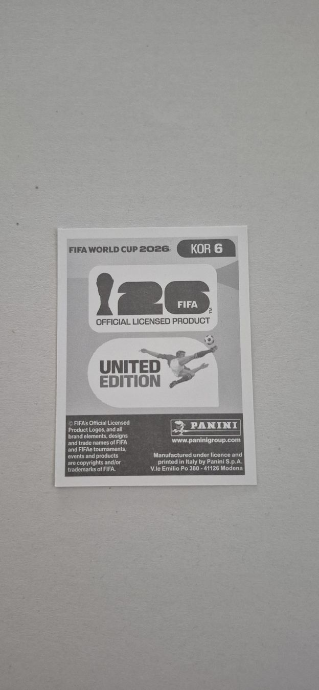 Panini Carte collezionabili: Panini KOR 6 – Nuovo (secondo la descrizione) da Thônex venduto da Sebabastien 1