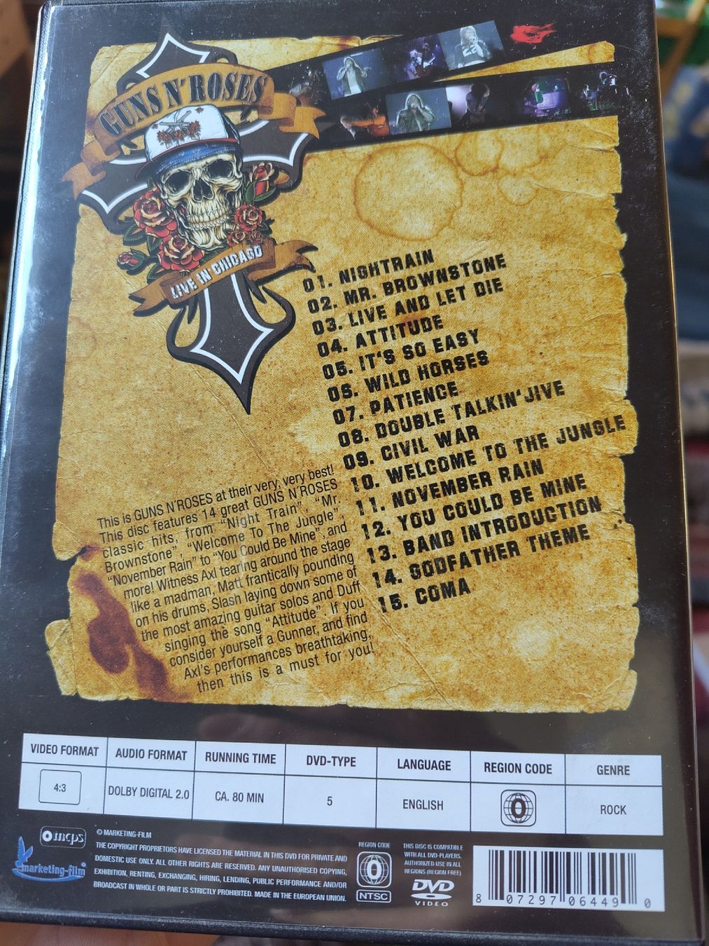 Tutti i DVDs: GUNS N' ROSES Live in Chicago – Nuovo (secondo la descrizione) da Rigi Kaltbad venduto da Mliebe 1