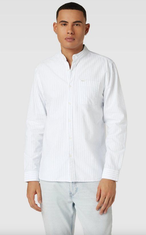Pepe Jeans Camicie: Pepe Jeans Freizeithemd 'LEYTON' hellblau, Gr. S – Usato da Zürich venduto da fbsm 3