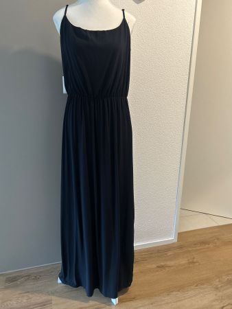 Maxikleid schwarz mit Spaghettiträgern von Only Life Gr. 42