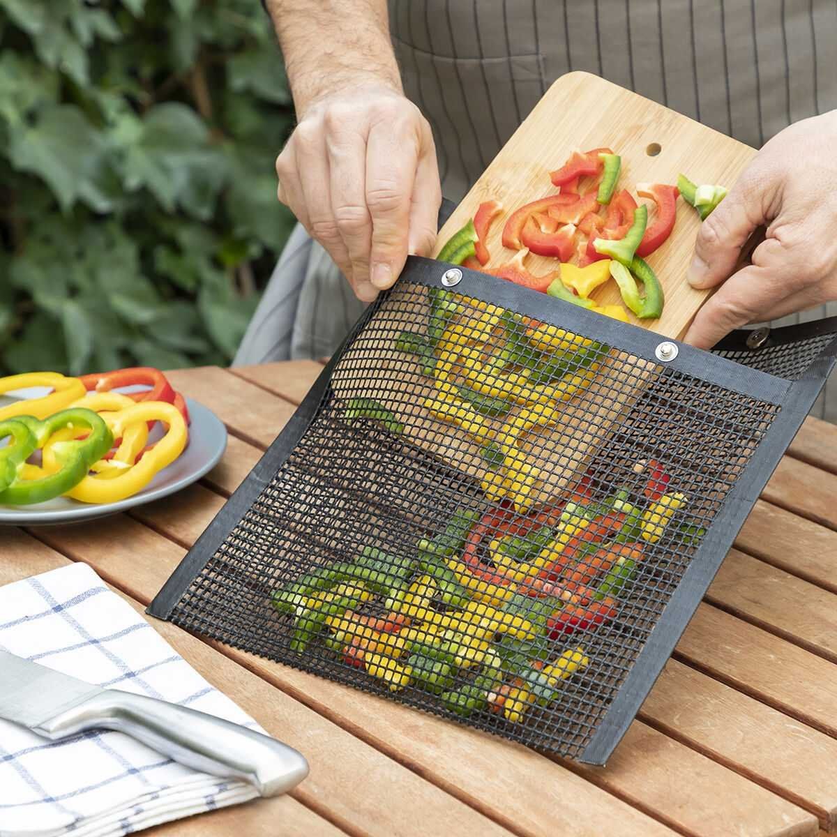 Elettrodomestici da cucina: Grill-Netzbeutel BBQnet, 2er-Pack – Nuovo e nell'imballaggio originale da Giubiasco venduto da news-shop 3