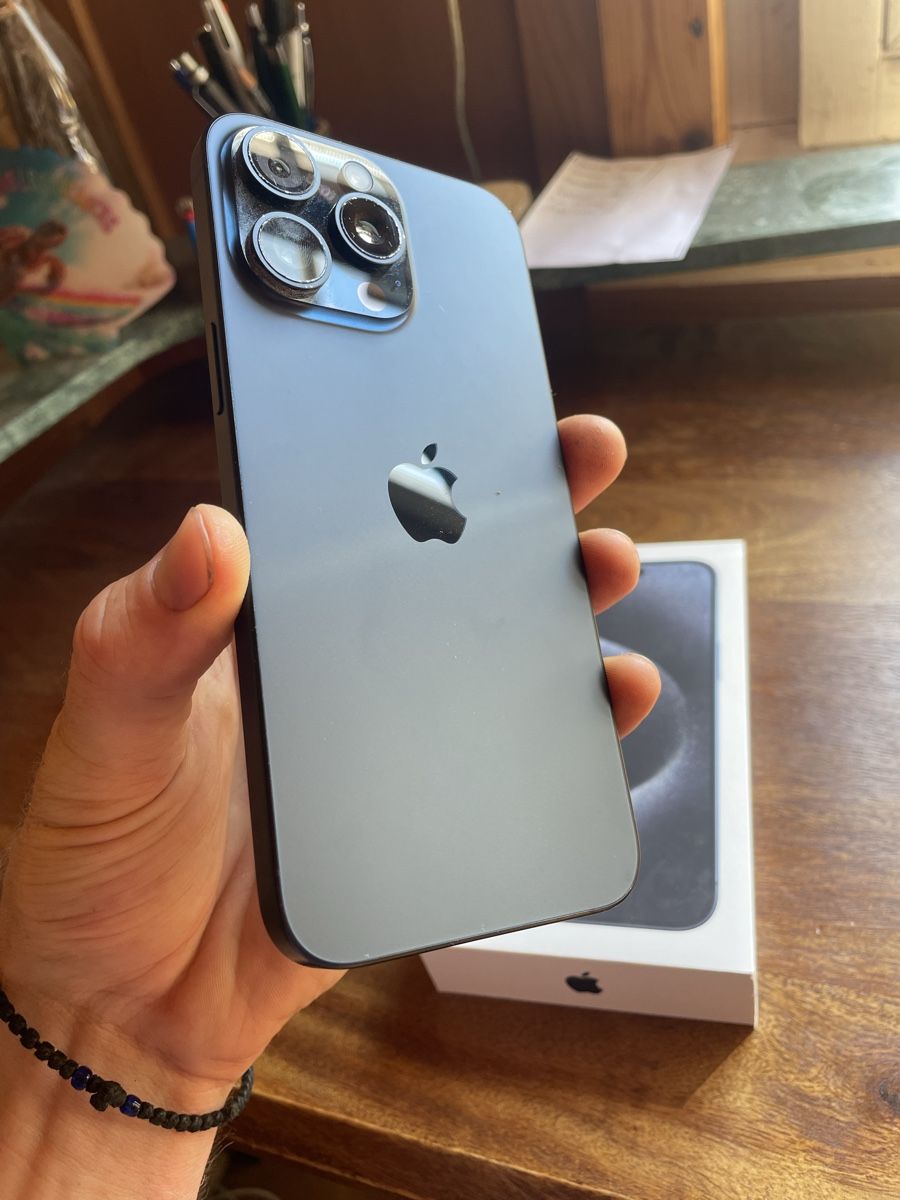 Apple Handys / Smartphones: IPhone 15 Pro Max, Blue Titanium, 256GB – Neu (gemäss Beschreibung) aus Algetshausen von MRCACTUS 4