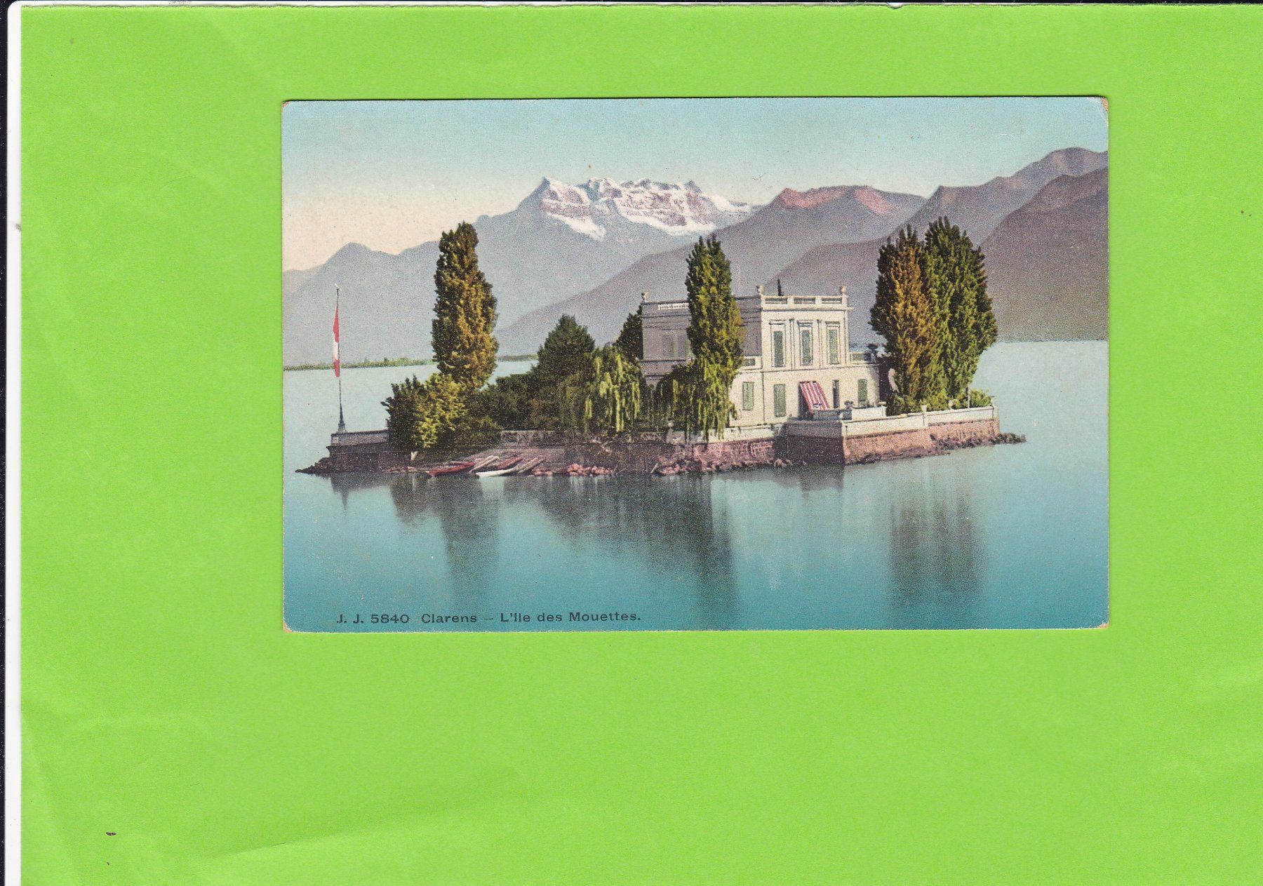 Cartoline postali: Clarens-Ille des Mouettes – Usato da St. Peterzell venduto da neckertal