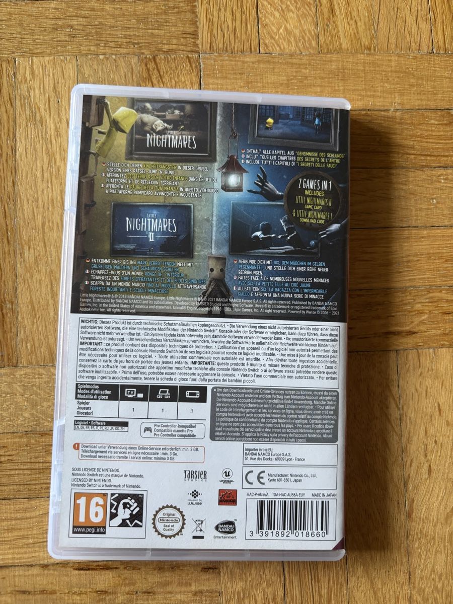 Giochi: Nintendo Switch LITTLE NIGHTMARES 1-2 – Nuovo (secondo la descrizione) da Bergdietikon venduto da liv_5r7h 1
