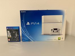 Sony PlayStation 4, 500GB Glacier White, inkl. Spiel 🔥