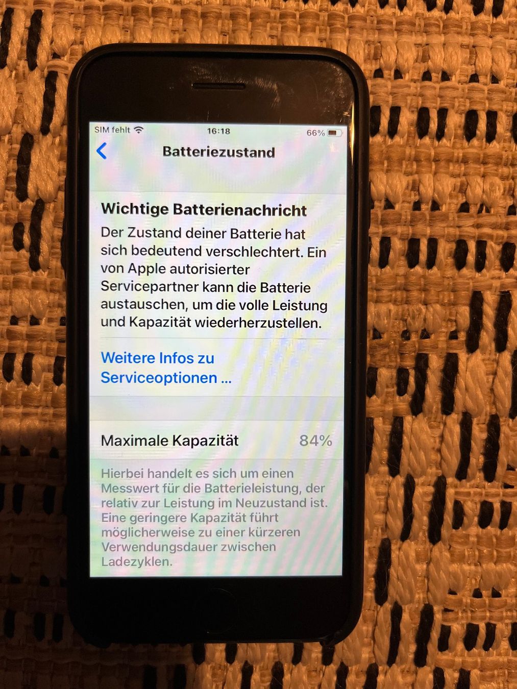 Apple Handys / Smartphones: IPhone 7 schwarz – Gebraucht aus Winterthur von tbuyer 4