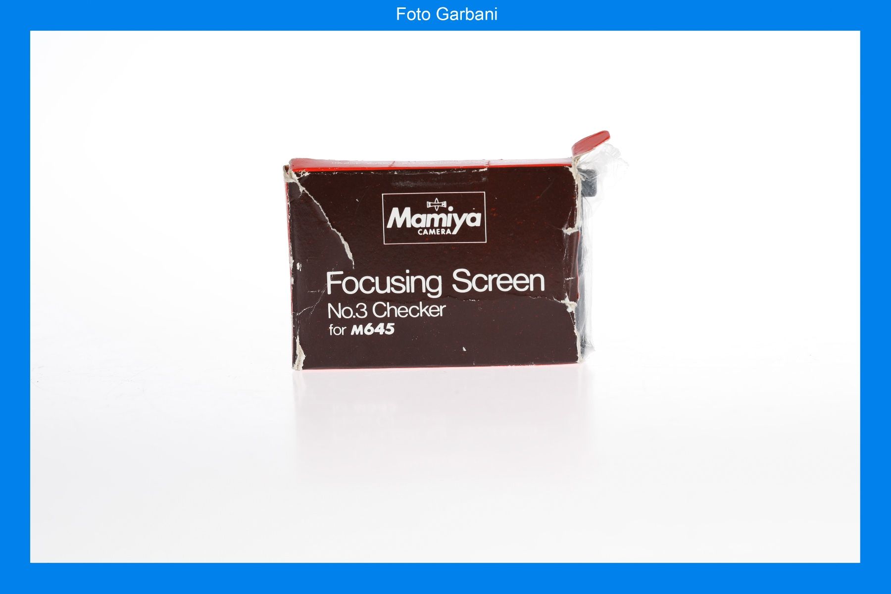 Mamiya Fotocamera: Mamiya Focusing screen No. 3 checker – Usato da Muralto venduto da FotoGarbani