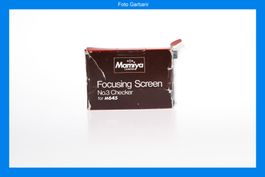 Mamiya Focusing screen No. 3 checker