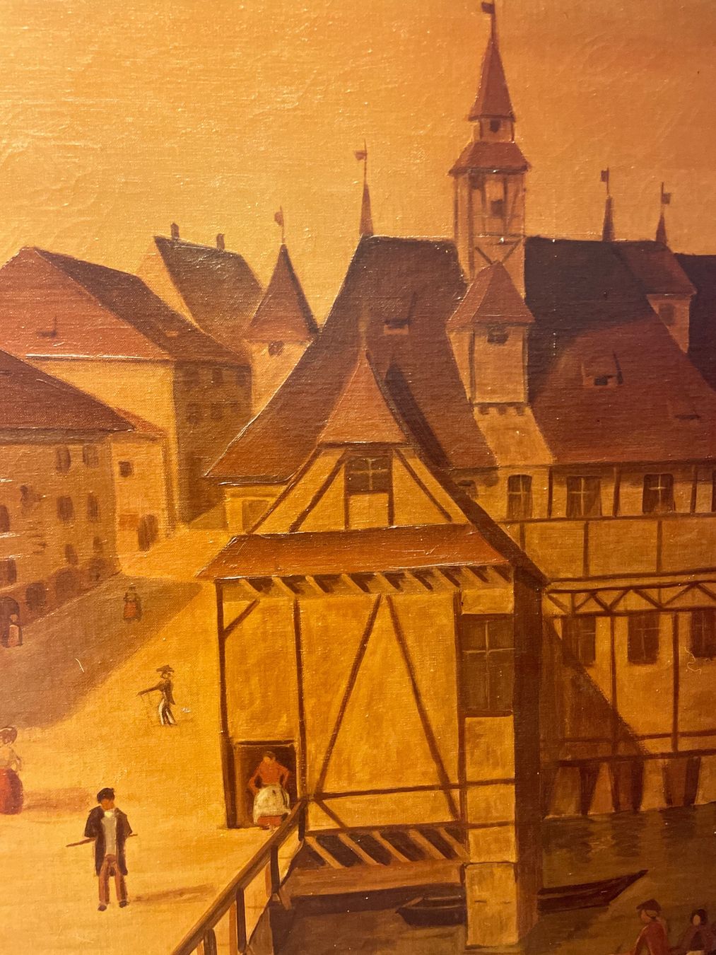 Dipinti: Grosses Ölgemälde Rheintor Basel 1839 – Usato da Hölstein venduto da kolumbus1964 2