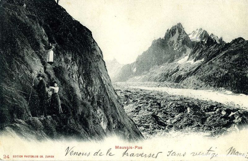 Cartoline postali: Mauvais-Pas + 1902 TOP Stempel – Usato da Emmenbrücke venduto da teestube
