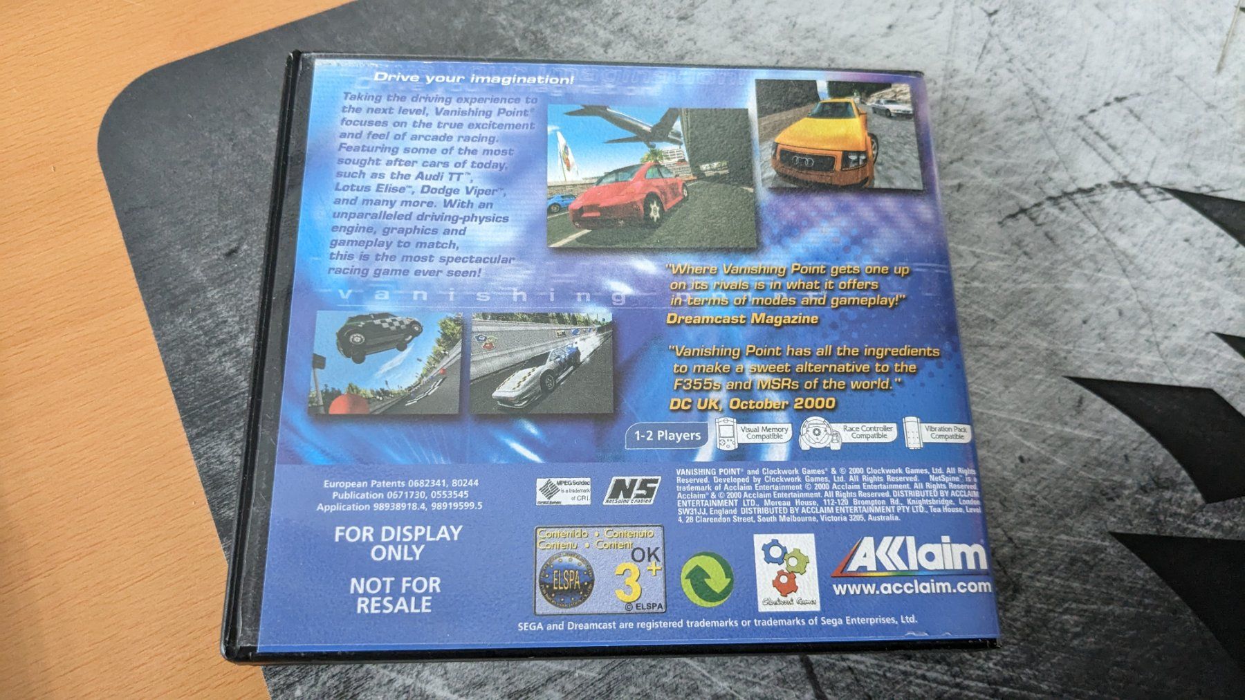 Ducati World Sur Sega Dreamcast – Version White Label Promo Presse PAL UK – Comme Neuf