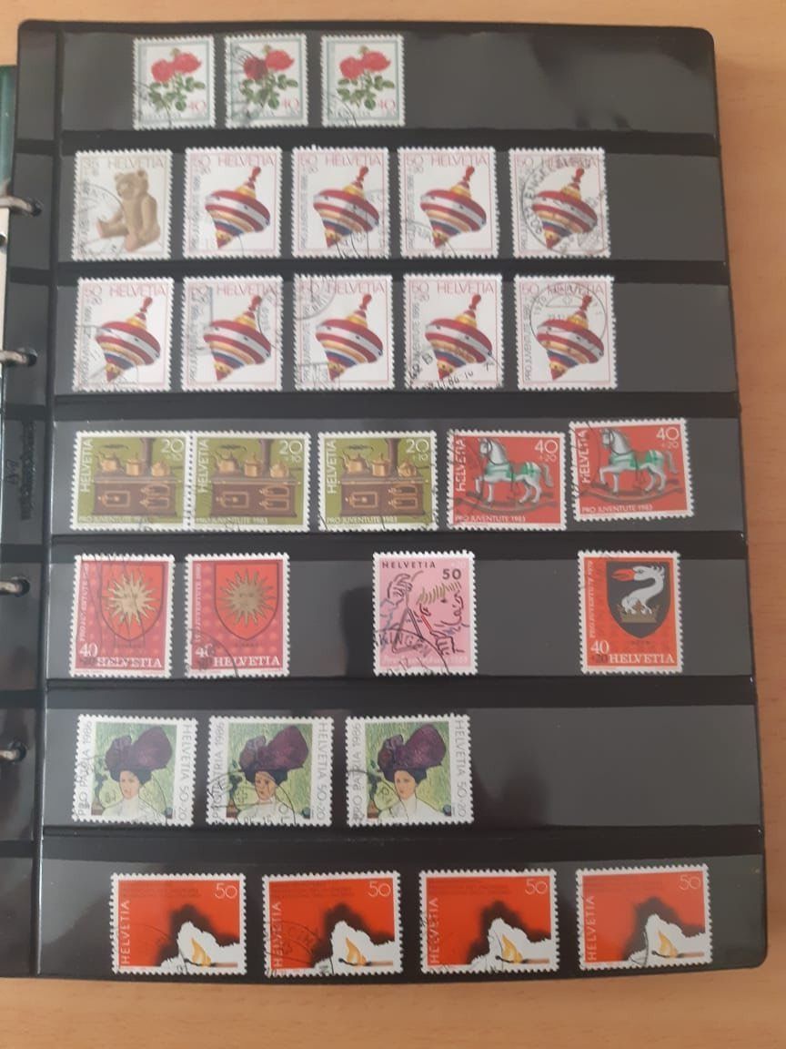Alben: Schweizer Briefmarken und Sammlerbrief – Gebraucht aus Dulliken von Airliner2