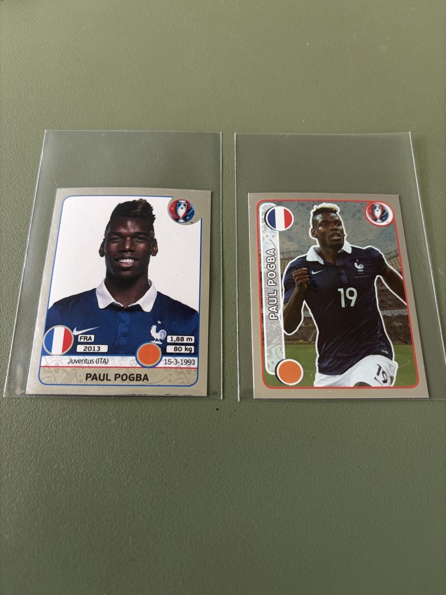 Panini Cartes à collectionner: Pogba EM 2016 silver Edition  – D'occasion à Treyvaux par goali1fcea