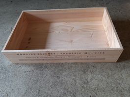 Weinkiste 6er leer 50x32.5x10cm