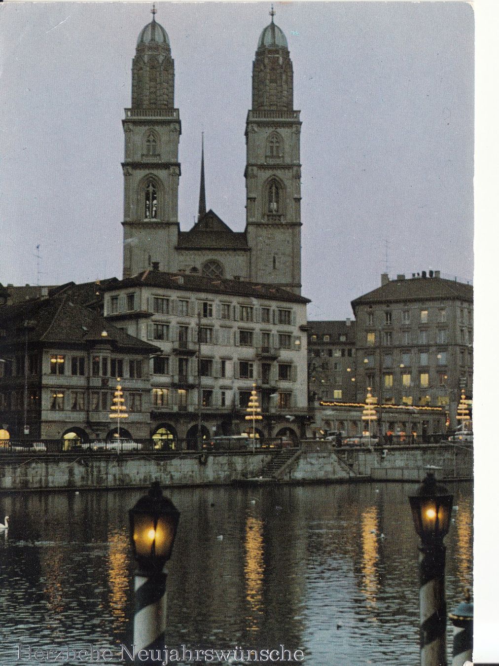 Cartoline postali: Zürich Neujahrskarte 1972 – Usato da Bürglen TG venduto da StampGraf